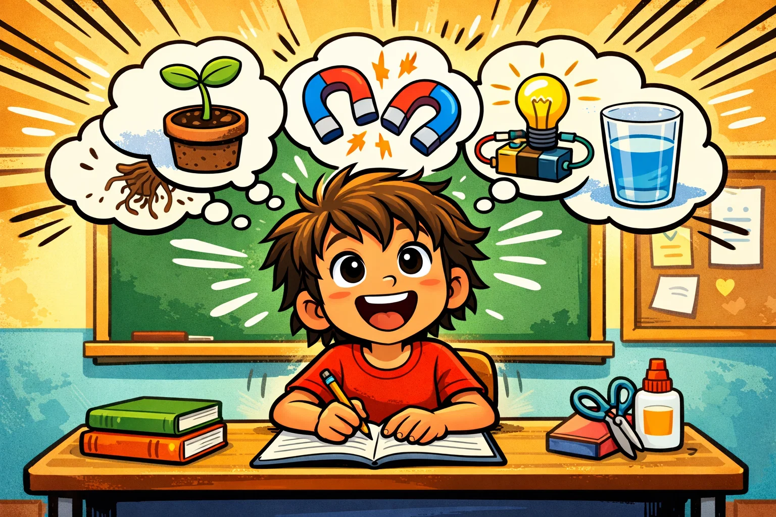 Get inspired science project class 3 child choosing easy experiment ideas.
