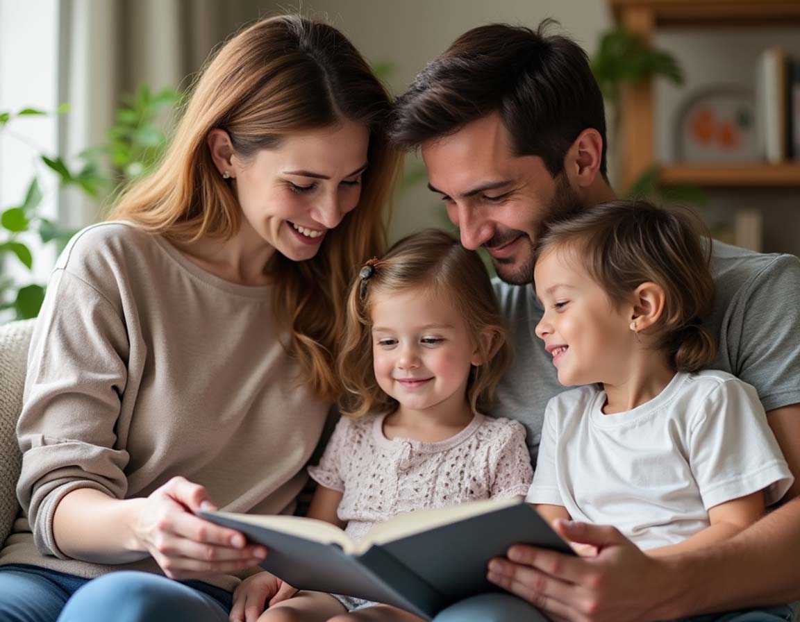 Parents and their kids enjoying time together. This supports strong boundaries and strengthens emotional connections. Parents and their kids enjoying time together. This supports strong boundaries and strengthens emotional connections.