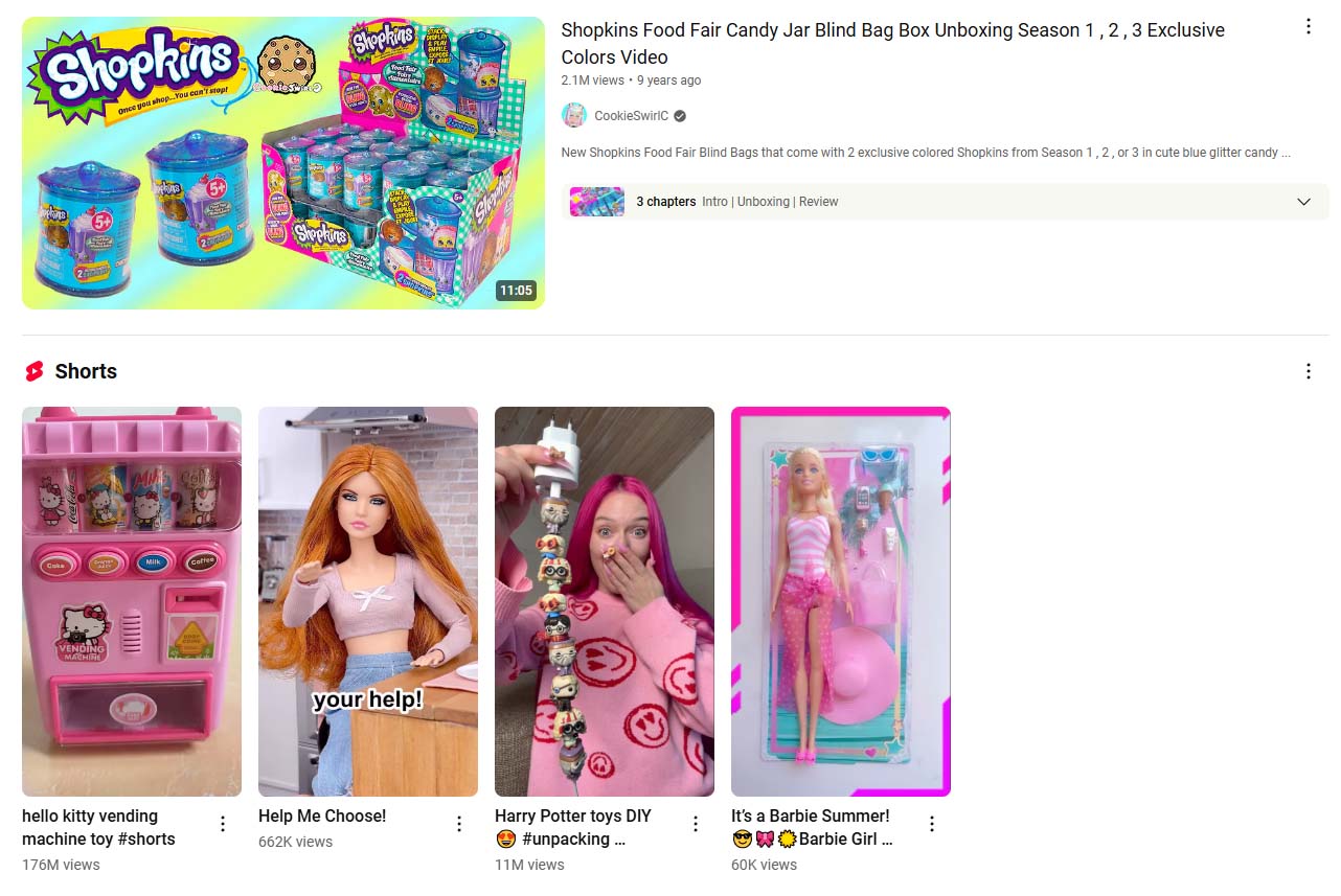 toy-unboxing-videos Toy unboxing trend shows what kids watch on YouTube for entertainment.