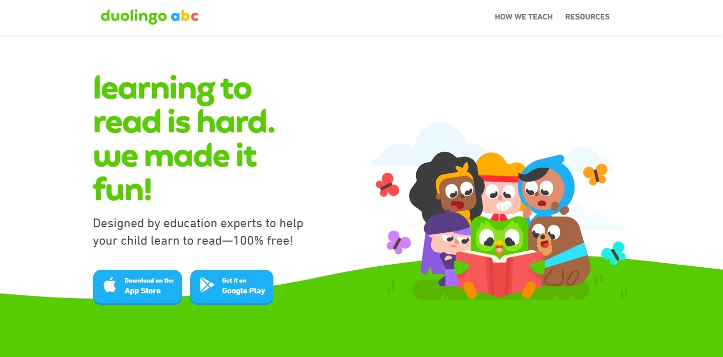 Duolingo-ABC Duolingo ABC app making learning to read fun for children.