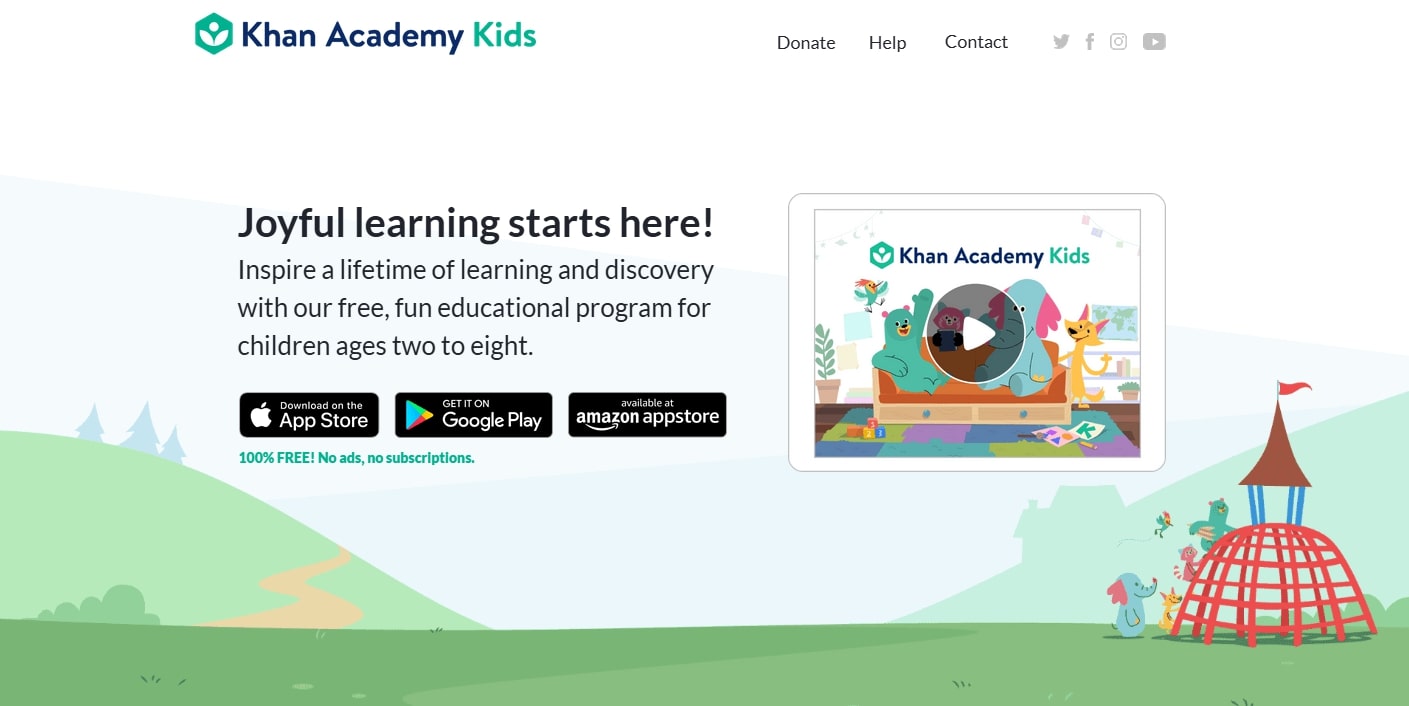 Khan-Academy-Kids Khan academy kids app, a free educational program for children.
