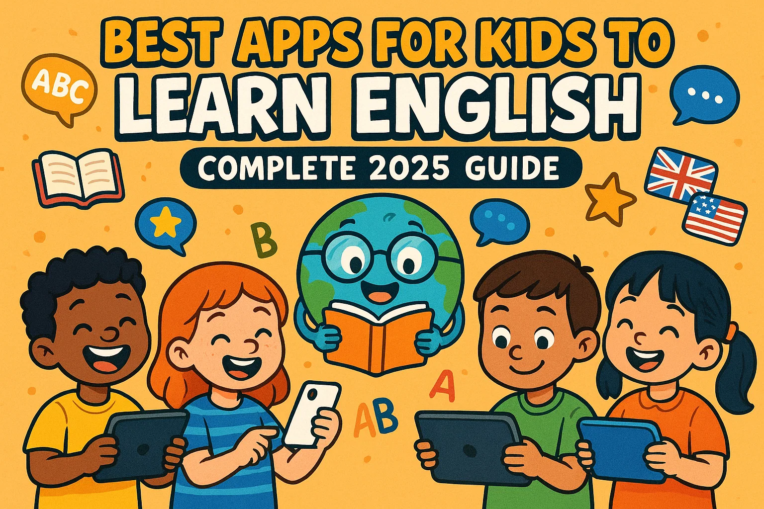 Best apps for kids to learn English.