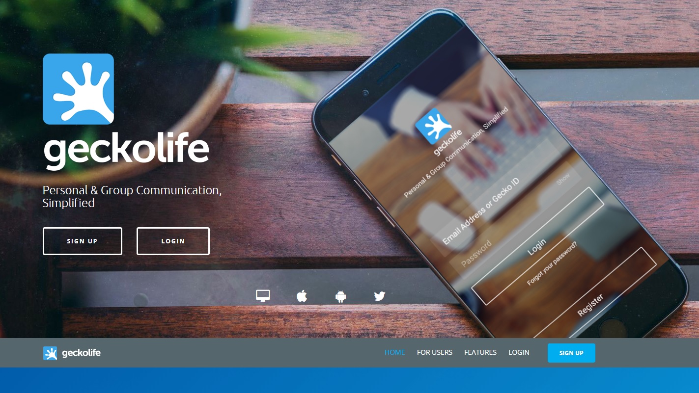 geckolife-group-communication-app GeckoLife group communication app for personal and group use.