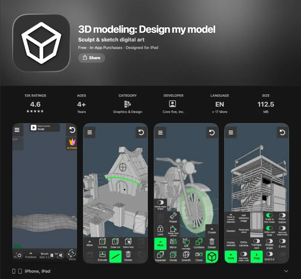 Tinkercad Screenshot.
