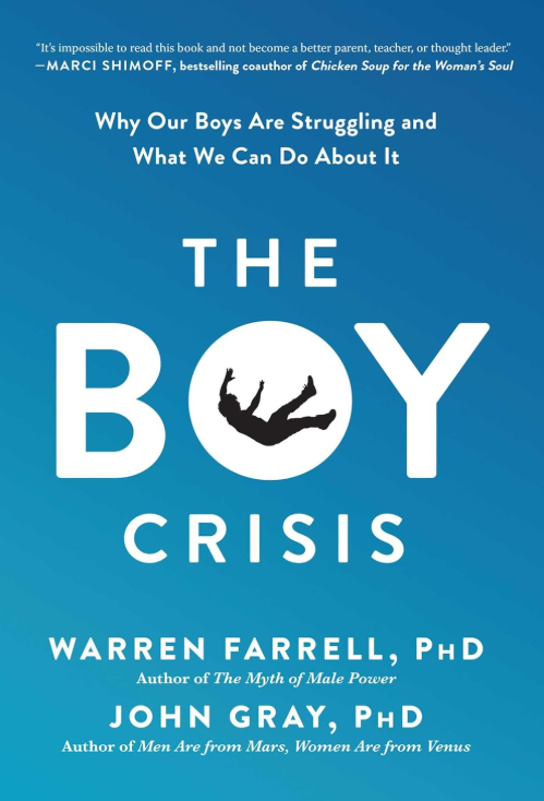 Book cover for "The Boy Crisis" Book cover for "The Boy Crisis"