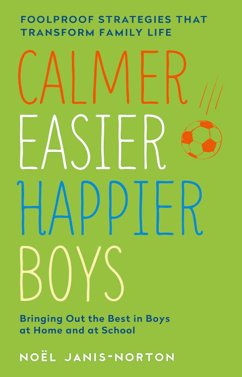 Book cover for "Calmer, Easier, Happier Boys" Book cover for "Calmer, Easier, Happier Boys"