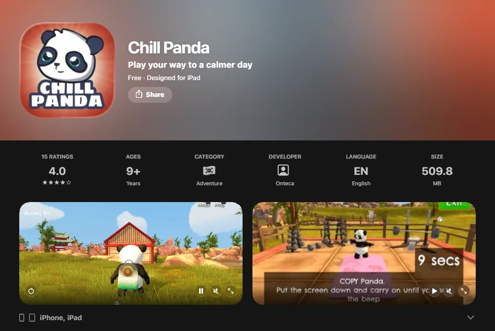  Chill Panda Screenshot
