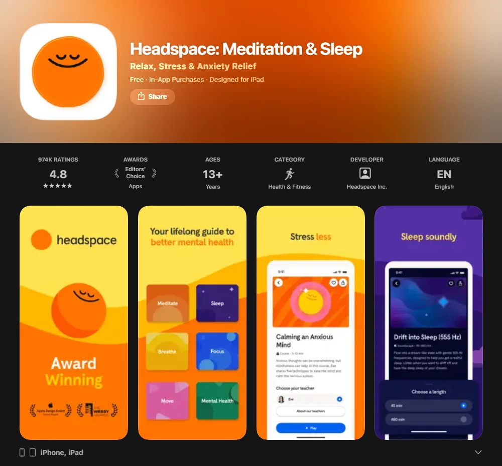  Headspace Screenshot
