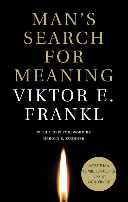 Book cover for "Man's Search for Meaning" Book cover for "Man's Search for Meaning"