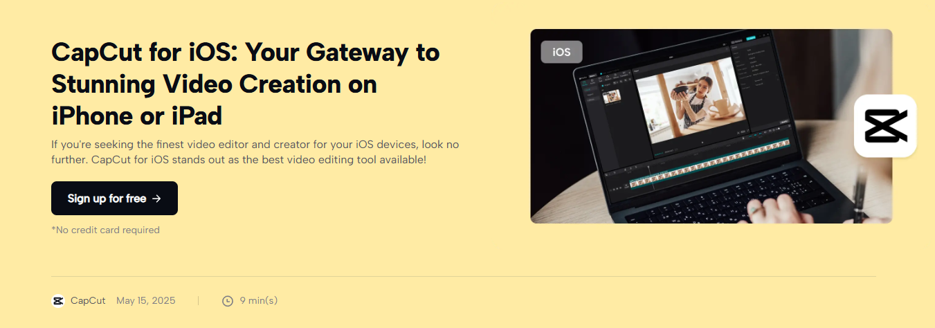 A screenshot of the CapCut app, popular for social media video editing. A screenshot of the CapCut app, popular for social media video editing.