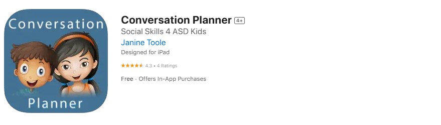 conversation-planner Screenshot of Conversation Planner app.