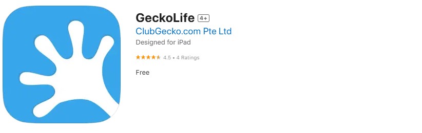 GeckoLife app store screenshot.