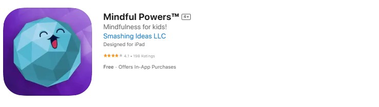 mindful-powers Moshi Kids official website featuring their app with interactive bedtime stories and calming sounds for children