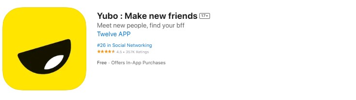 yubo Screenshot of the Yubo app