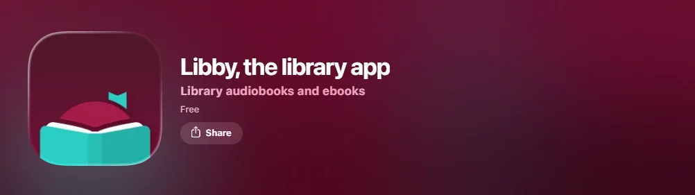  Screenshot of Libby app.
