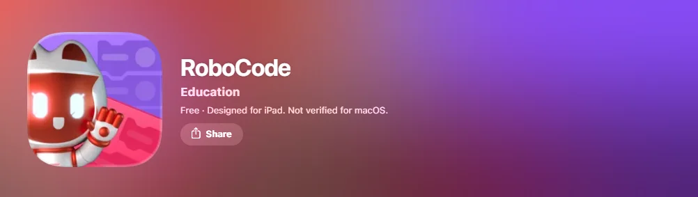 Screenshot of Robocode app.
