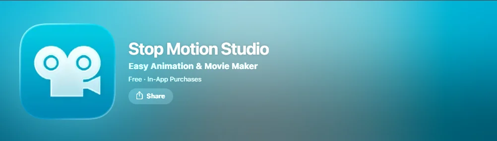  Screenshot of Stop Motion Studio app.