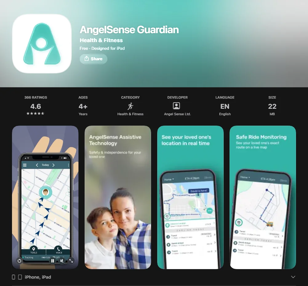 AngelSense Screenshot
