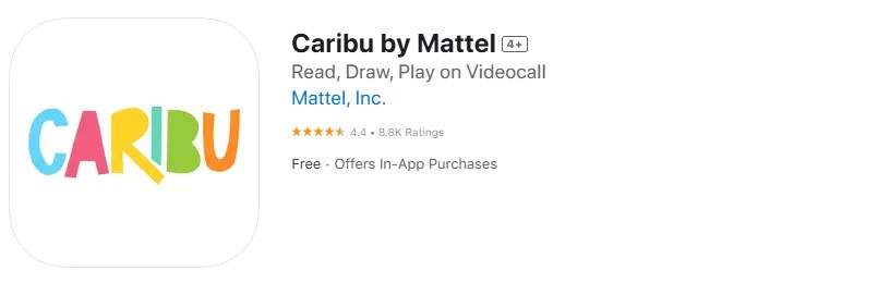 Caribu app store screenshot. Caribu app store screenshot.