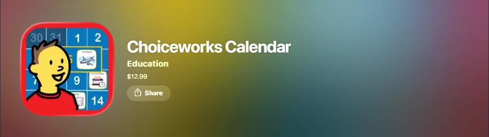 Screenshot of Choiceworks Calendar