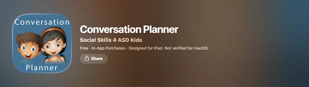 Screenshot of Conversation Planner