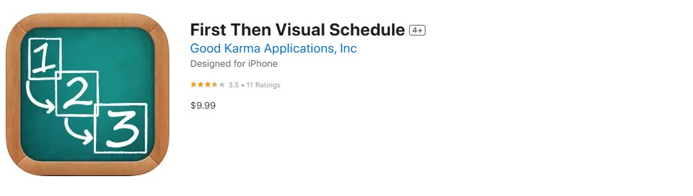 First Then Visual Schedule app screenshot First Then Visual Schedule app screenshot
