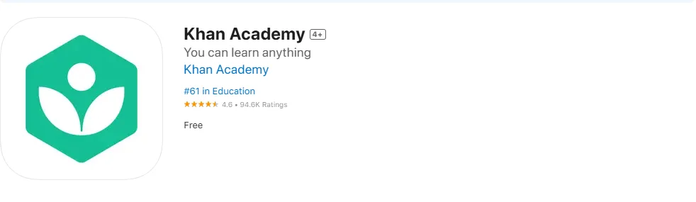 Screenshot of the Khan Academy. Screenshot of the Khan Academy.