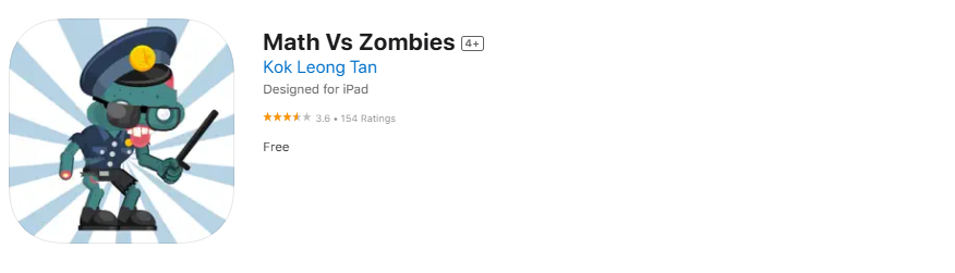 math vs. zombies app screenshot math vs. zombies app screenshot