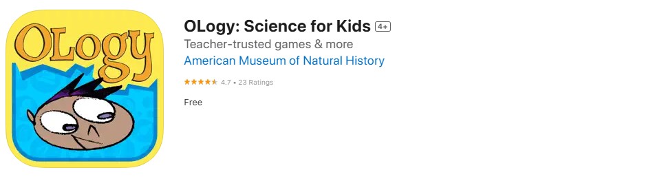 OLogy: Science for Kids app store screenshot OLogy: Science for Kids app store screenshot