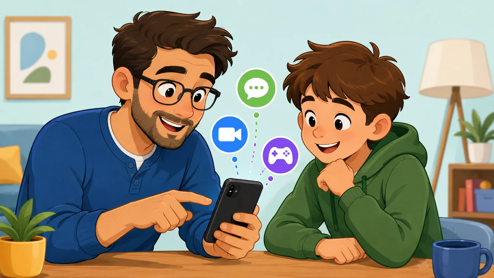 Parenting tweens phone tech plan for safer digital habits.