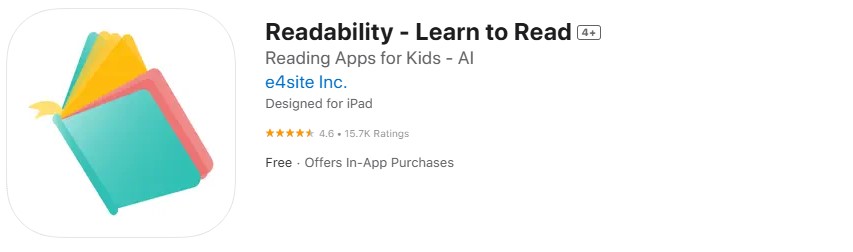 Readability app store screenshot Readability app store screenshot