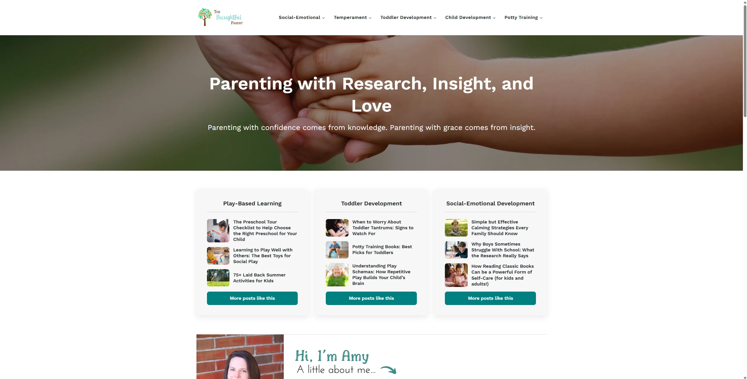 Screenshot of Thoughtful Parent
