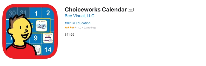 Choiceworks Calendar app store screenshot.