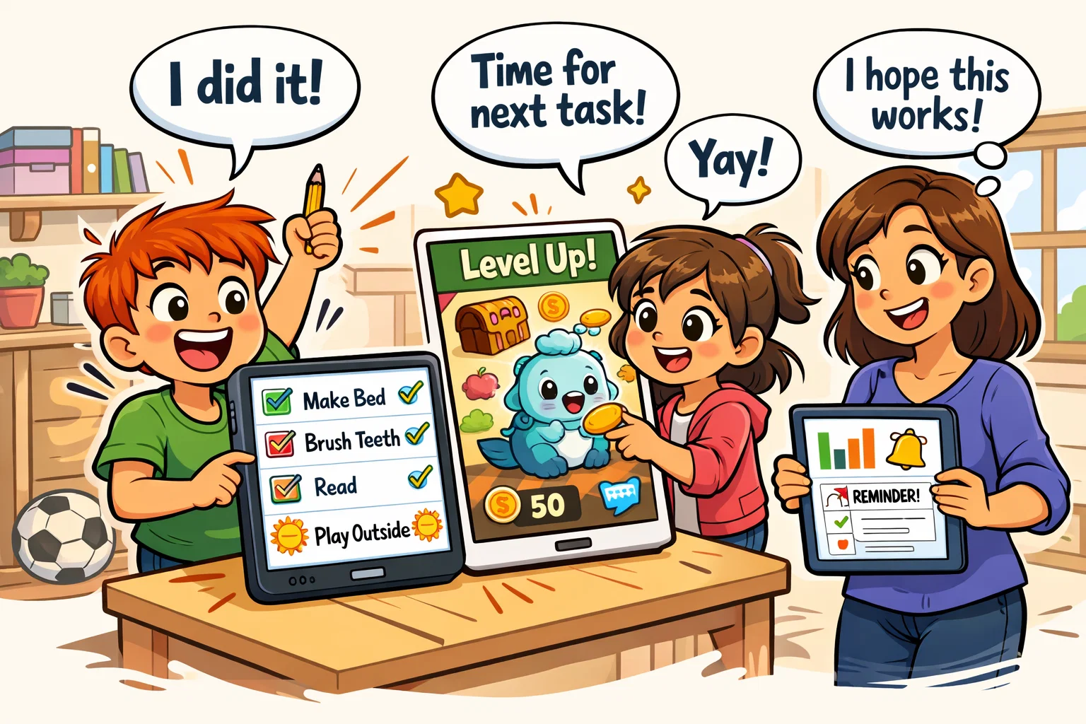 ChomChom vs JoonApp for ADHD routines, motivation, and daily tasks for kids.