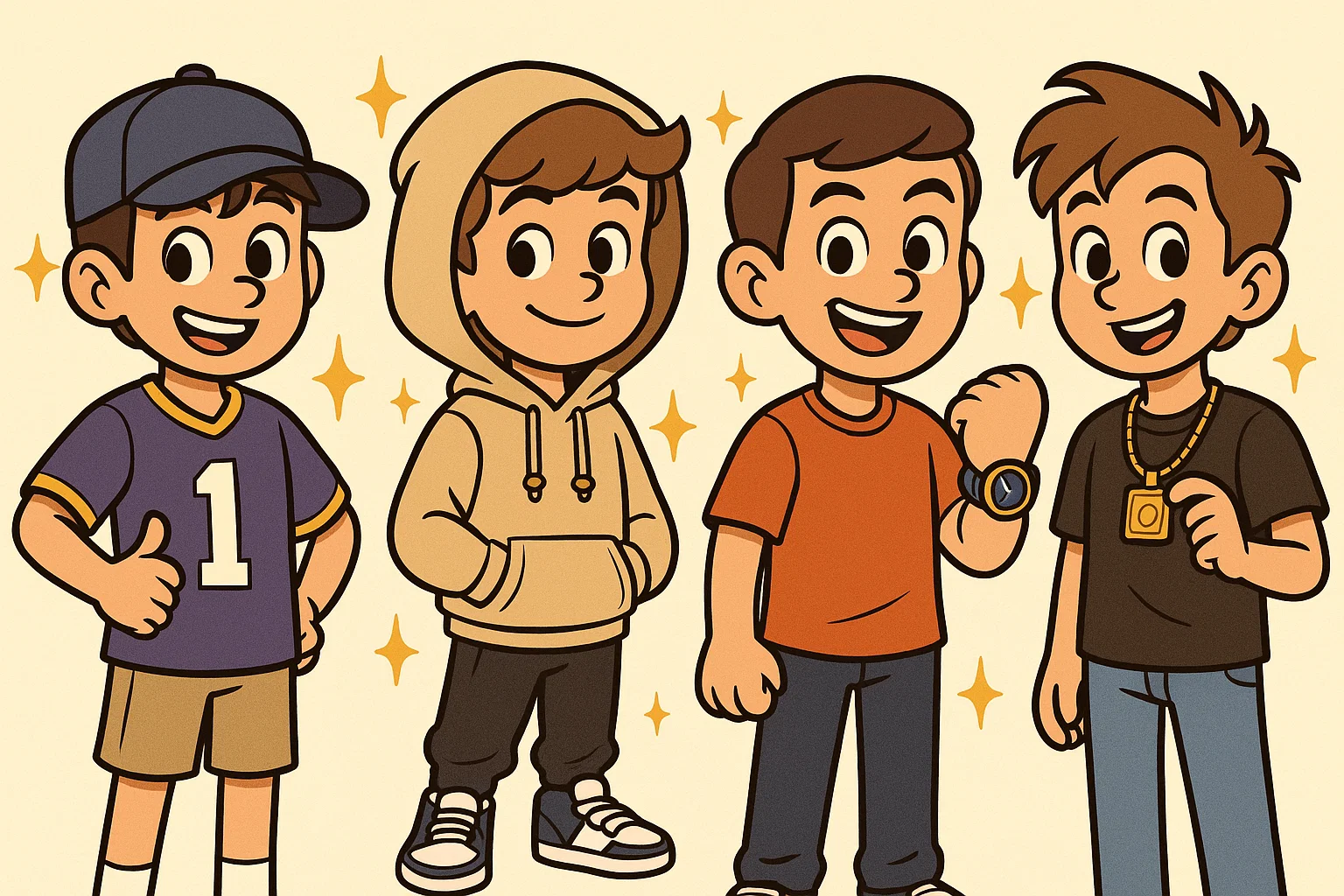 Clothing, shoes and accessories for boys.