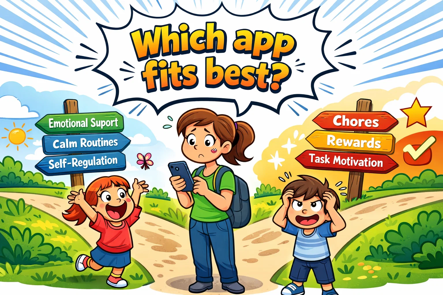 Final verdict selection for ChomChom vs JoonApp based on routines, rewards, and child needs.
