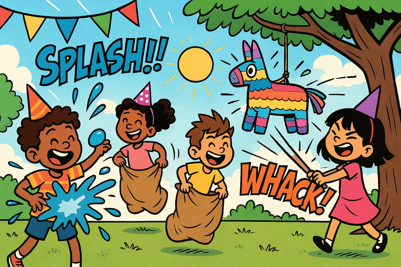  Fun outdoor birthday party activities for 10 year olds. 

