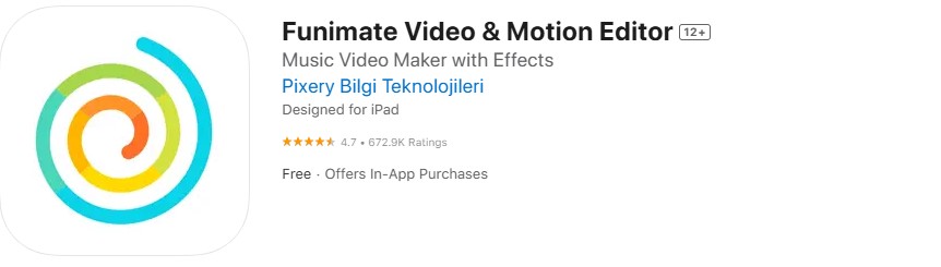 Funimate app store screenshot.