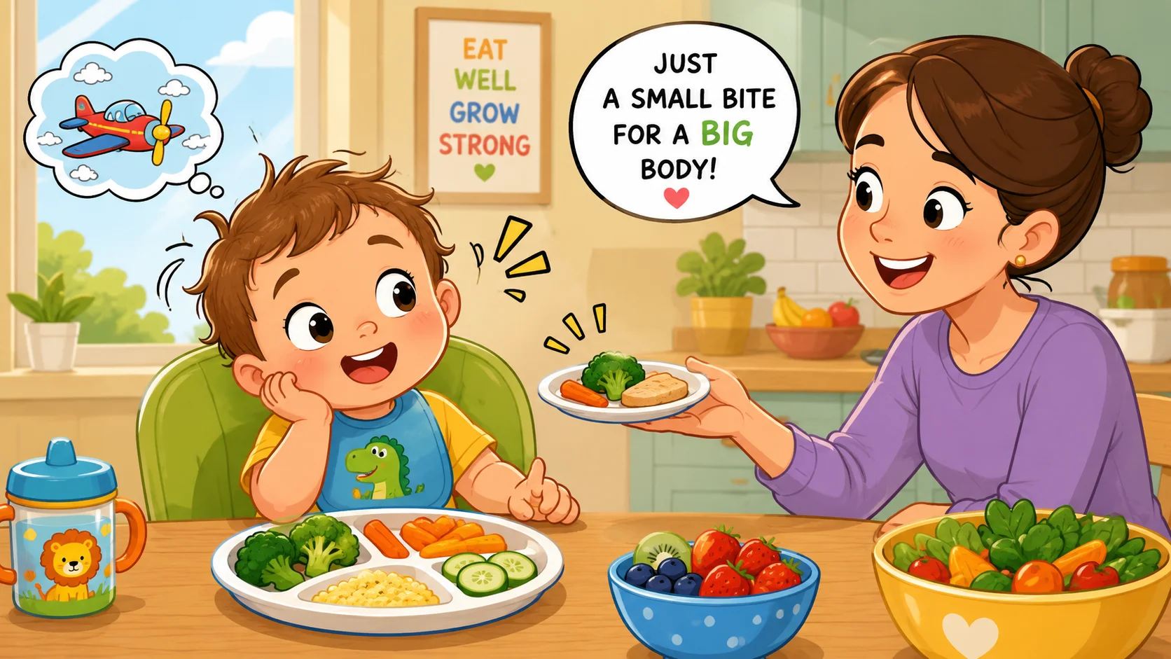 Help toddler eat well with ADHD parenting tips and healthy food.