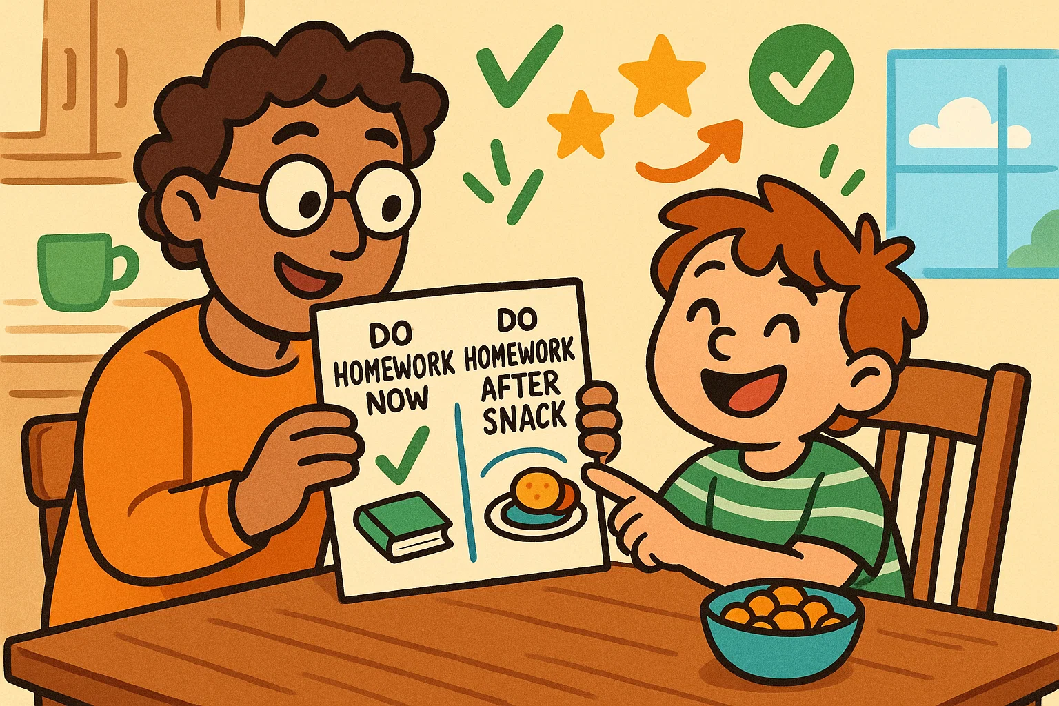 Cartoon parenting strategies for strong willed child with choices and cooperation. Cartoon parenting strategies for strong willed child with choices and cooperation.