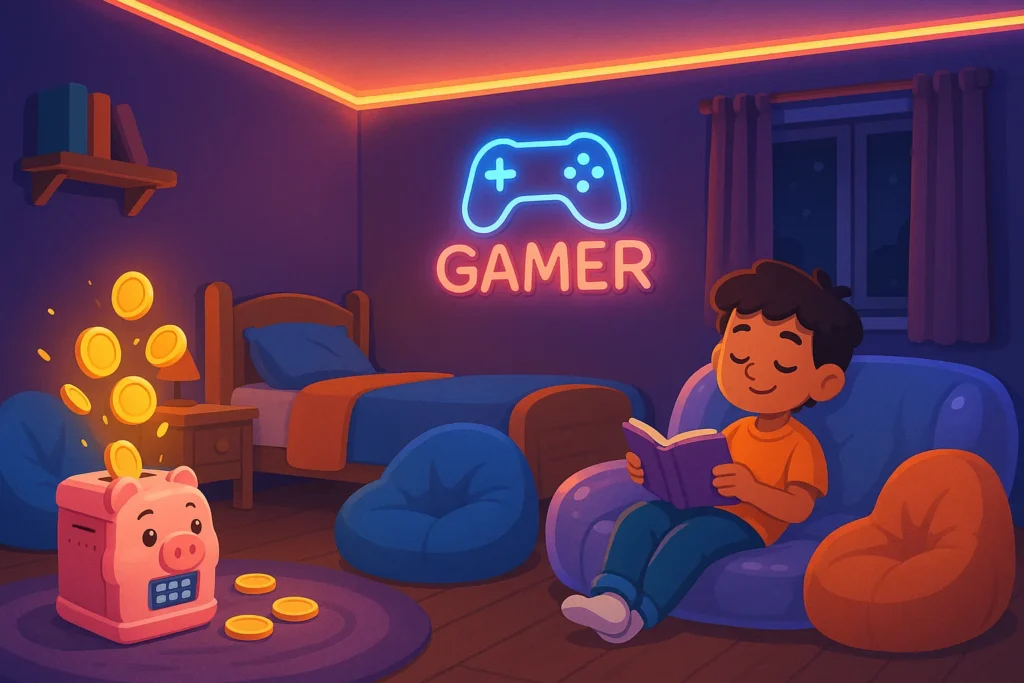 Room décor and accessories for 10-Year-Old boys. 