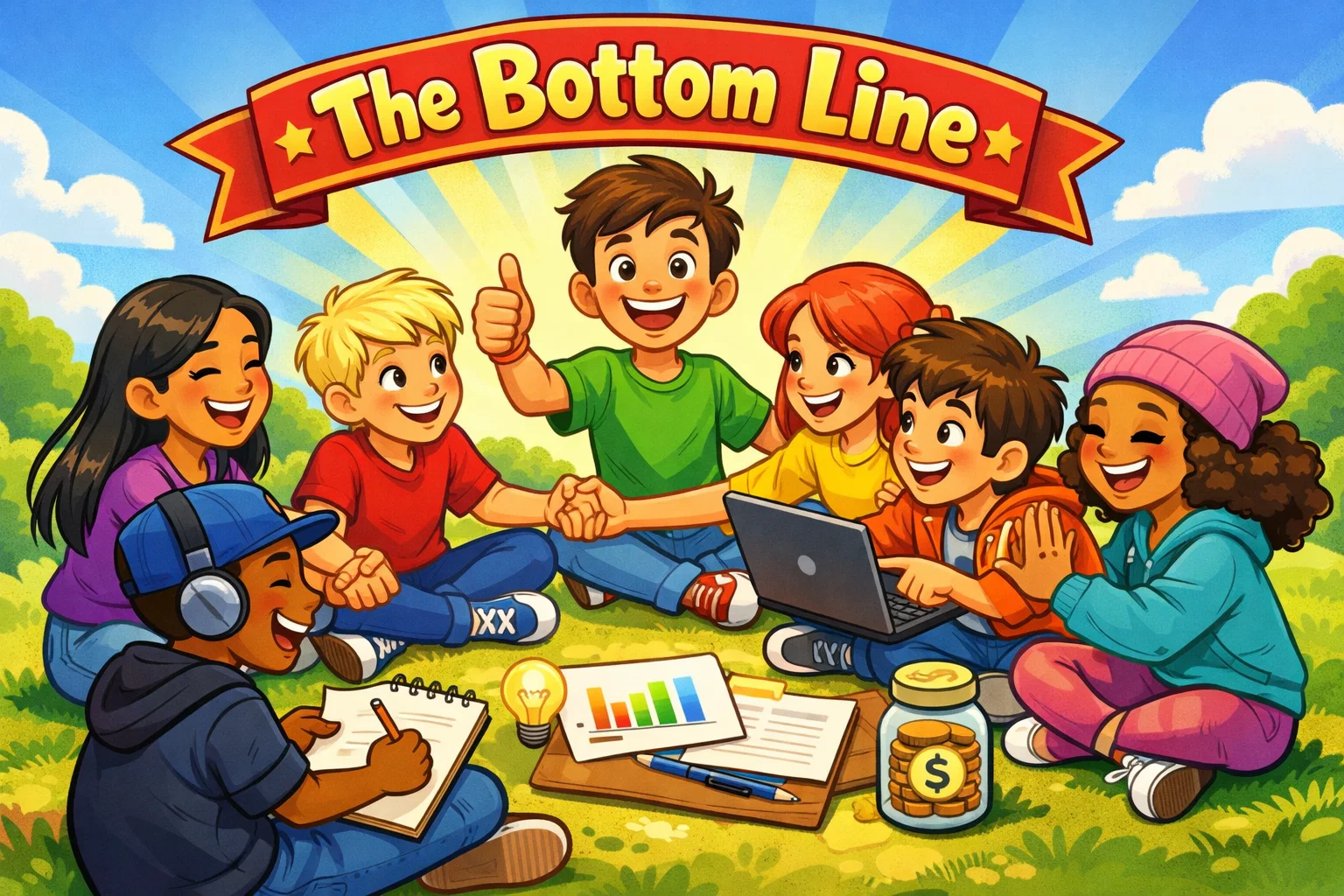 Teens working together in a collaborative activity, highlighting the importance of social skills.
