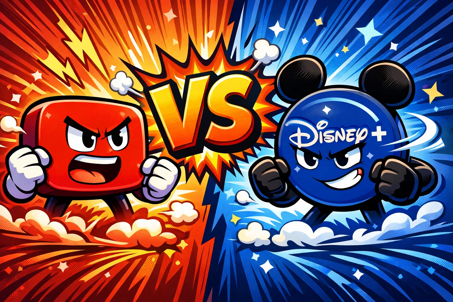 YouTube vs Disney Plus complete comparison of two streaming platforms.