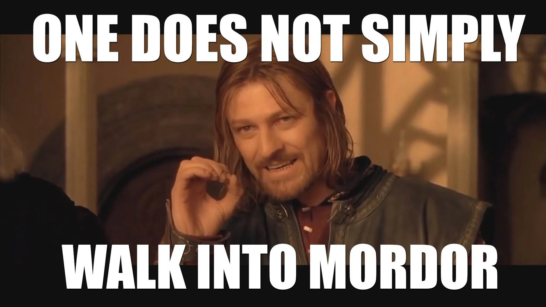 One does not simply school reaction about hard classroom tasks.
