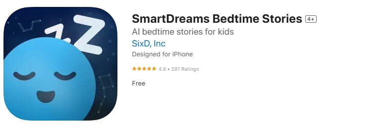 SmartDreams Bedtime Stories screenshot SmartDreams Bedtime Stories screenshot