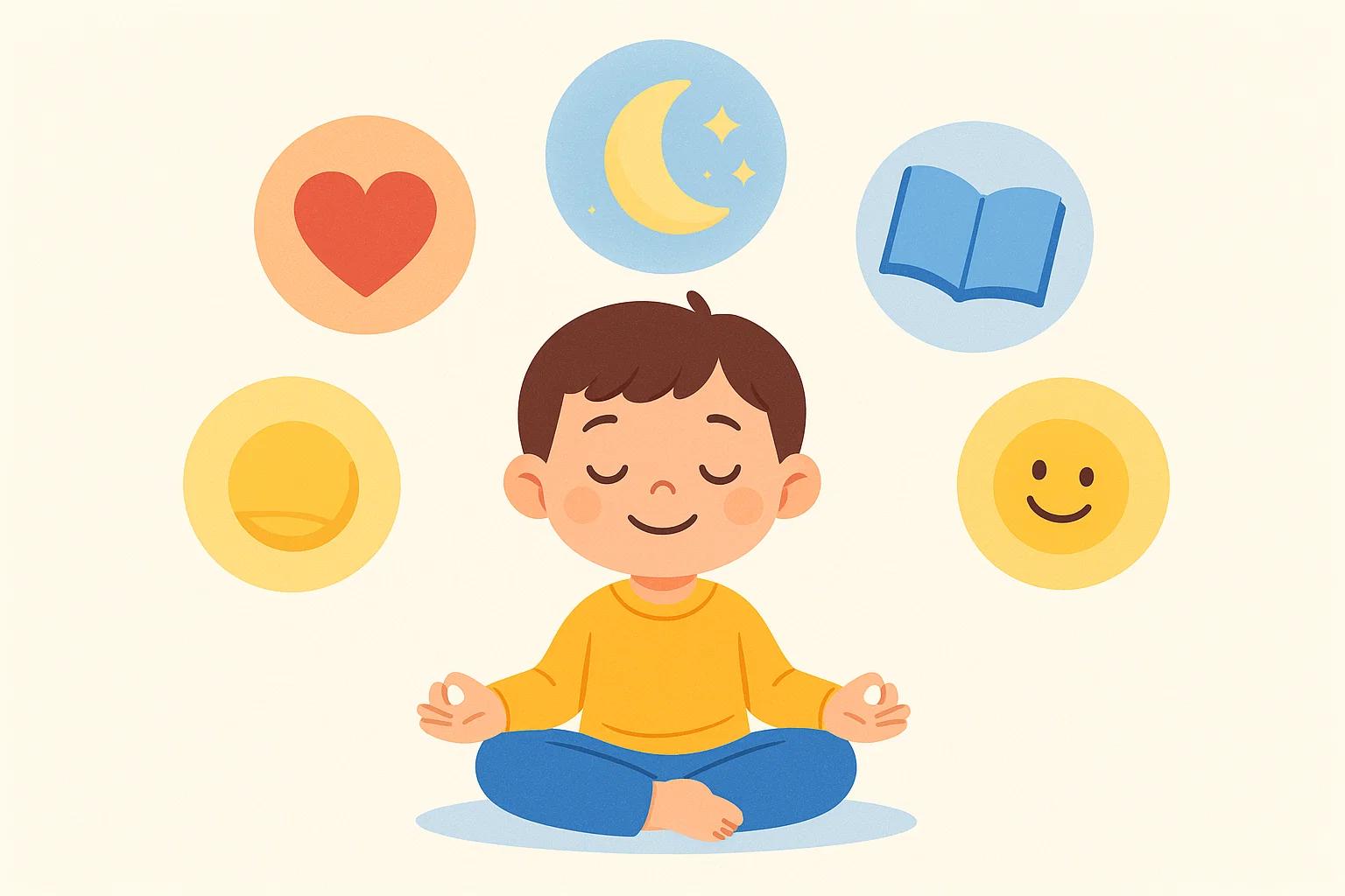 Benefits of watching calming cartoons for kids including better sleep and focus.