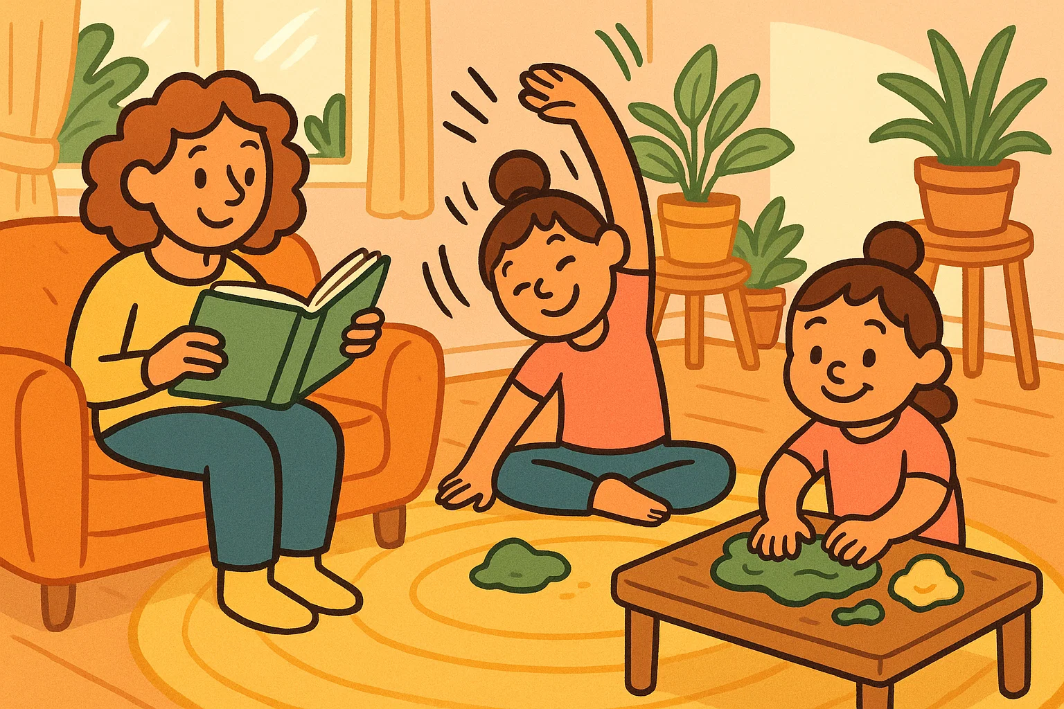 Natural ways help kids unwind through sensory play and mindful activities.