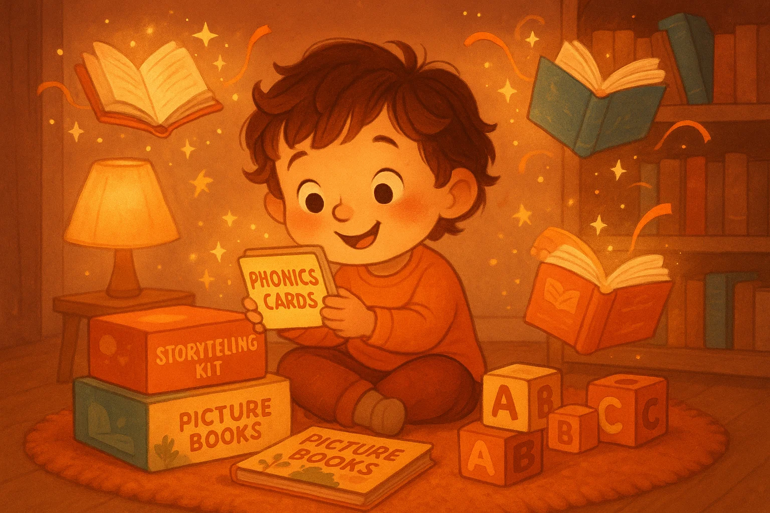 Books and kits for age 5 that help children develop phonics, reading and creativity.