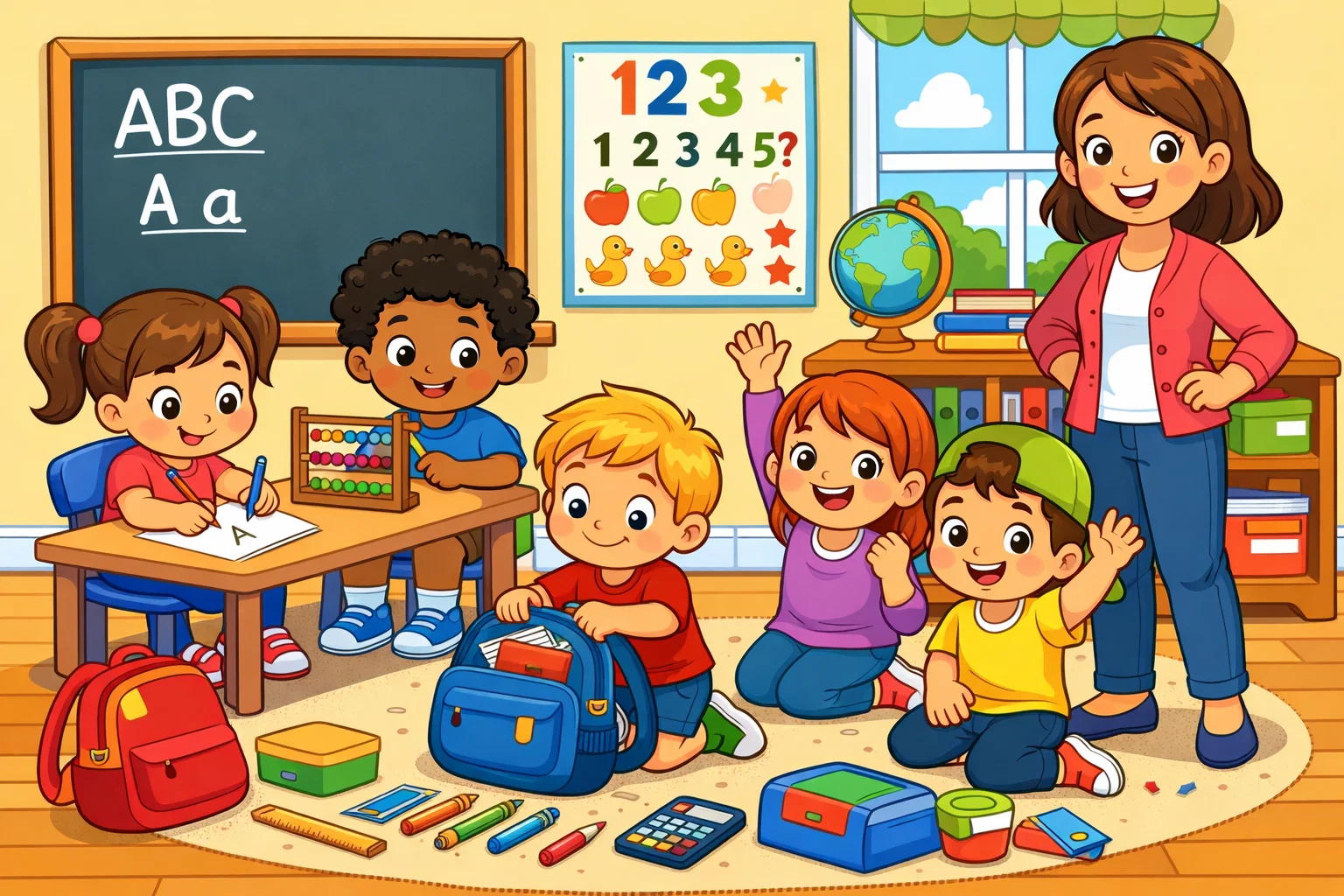 Educational activities for school readiness helping kids prepare for school.
