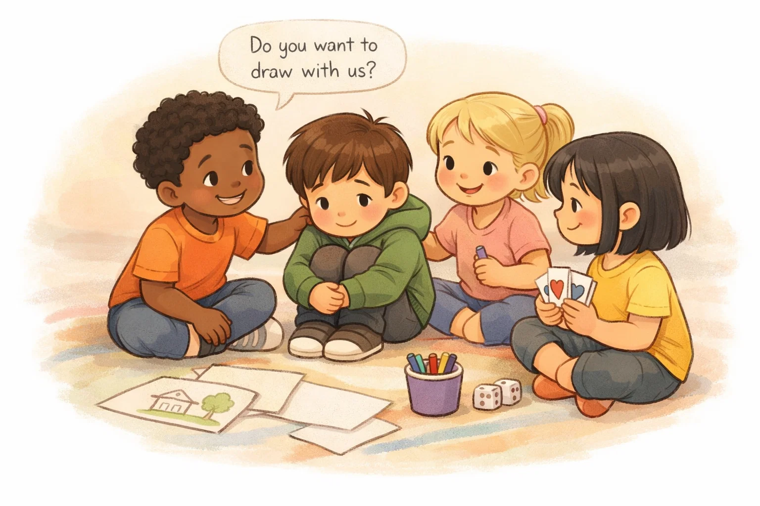 Friendship activities social challenges helping kids feel included and confident.